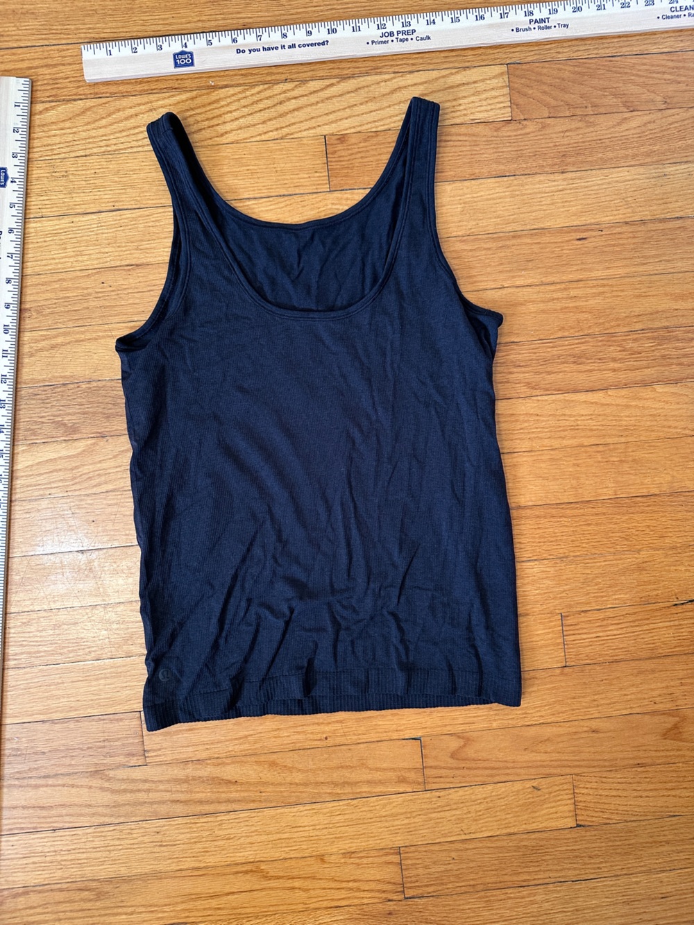 lululemon athletica Black Racerback Tank Top
